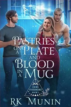 Cover of novel: Pastries on a Plate and Blood in a Mug