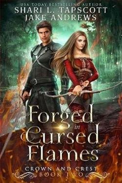 Cover of novel: Forged in Cursed Flames (Crown and Crest 2)