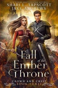 Cover of novel: Fall of the Ember Throne (Crown and Crest 3)